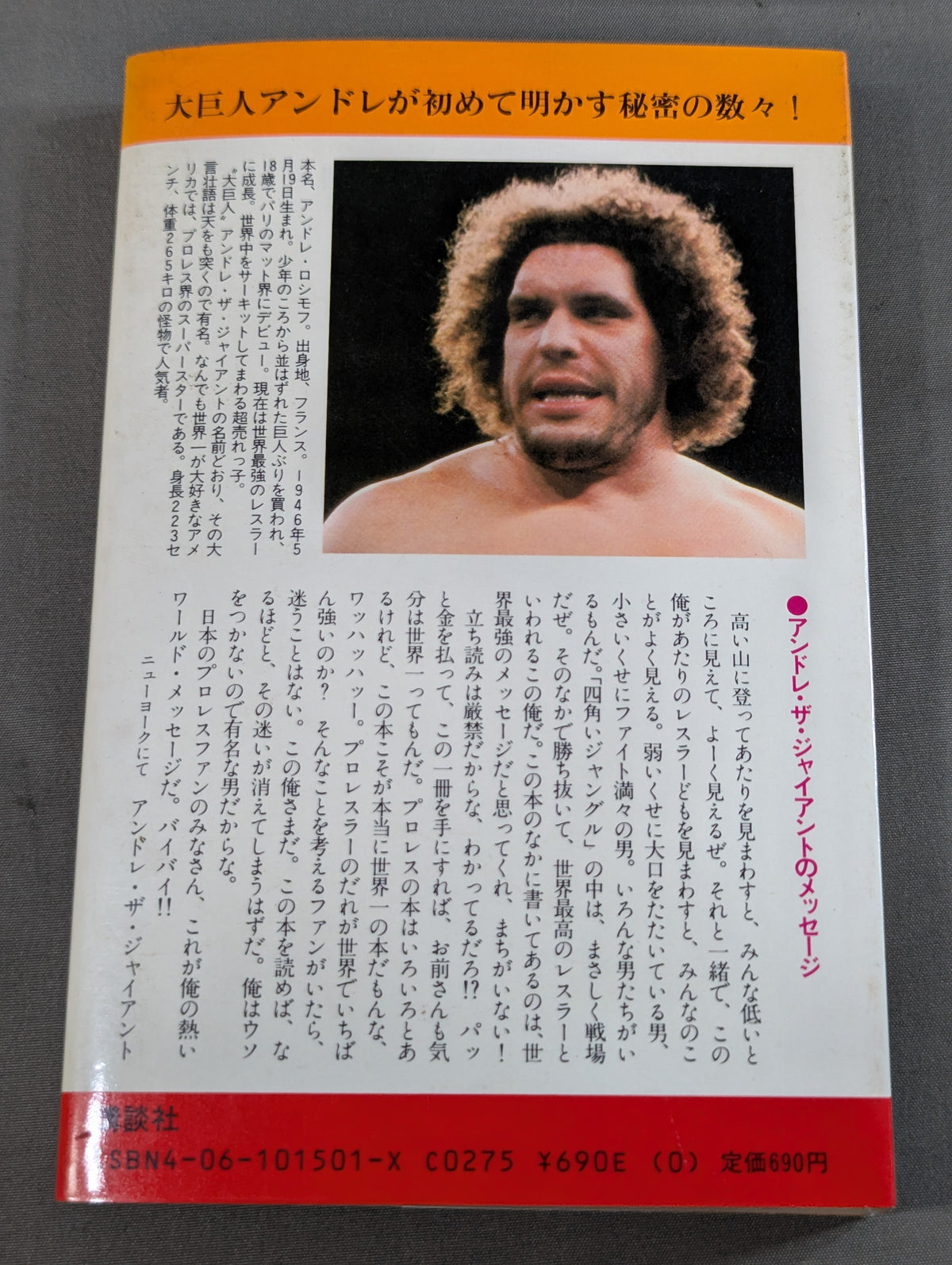 アンドレ・ザ・ジャイアントの俺こそ・ザ・ワールド