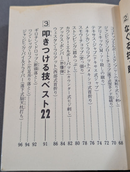 豆たぬきの本174  プロレス新必殺技BEST100