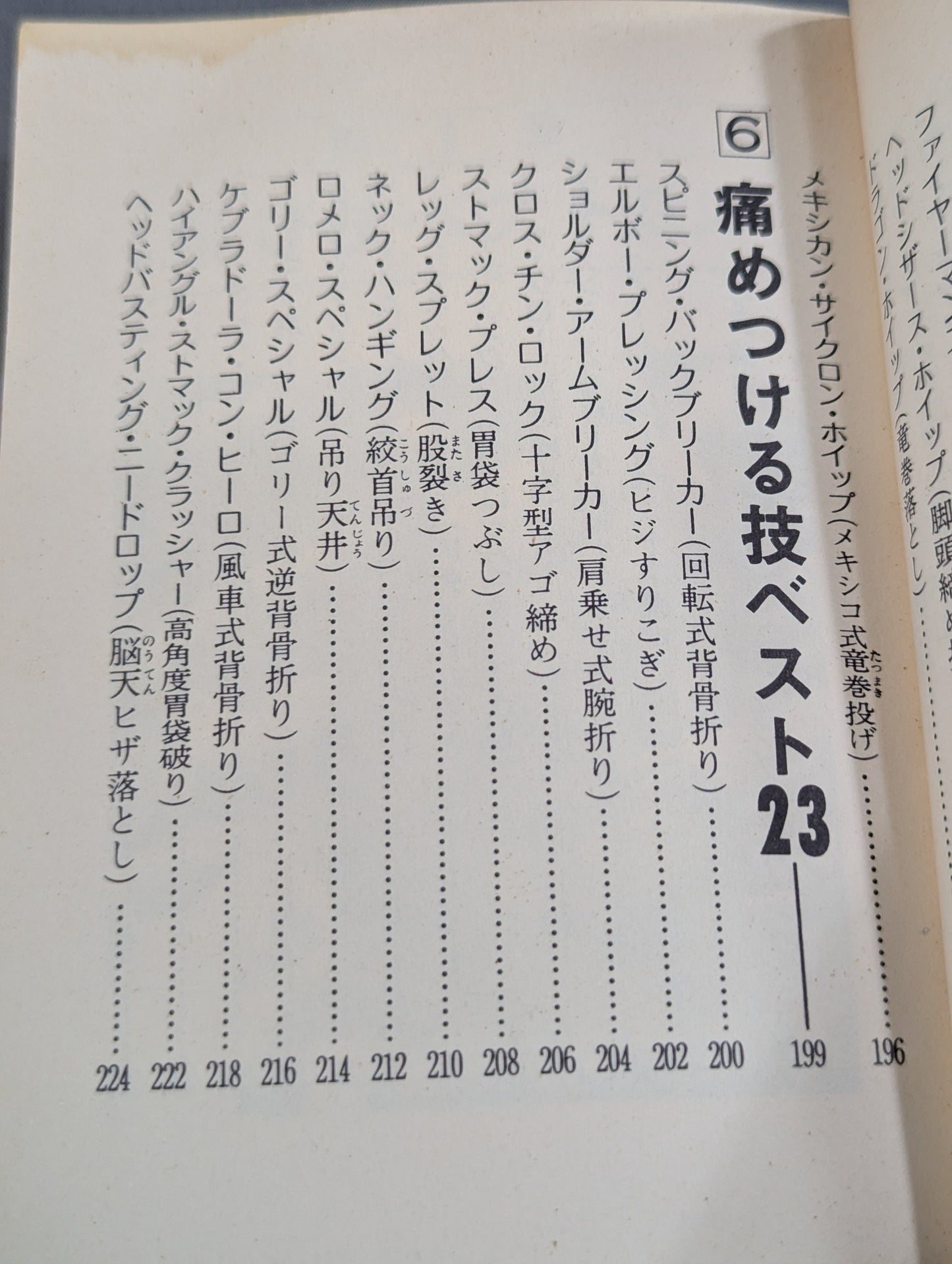豆たぬきの本174  プロレス新必殺技BEST100