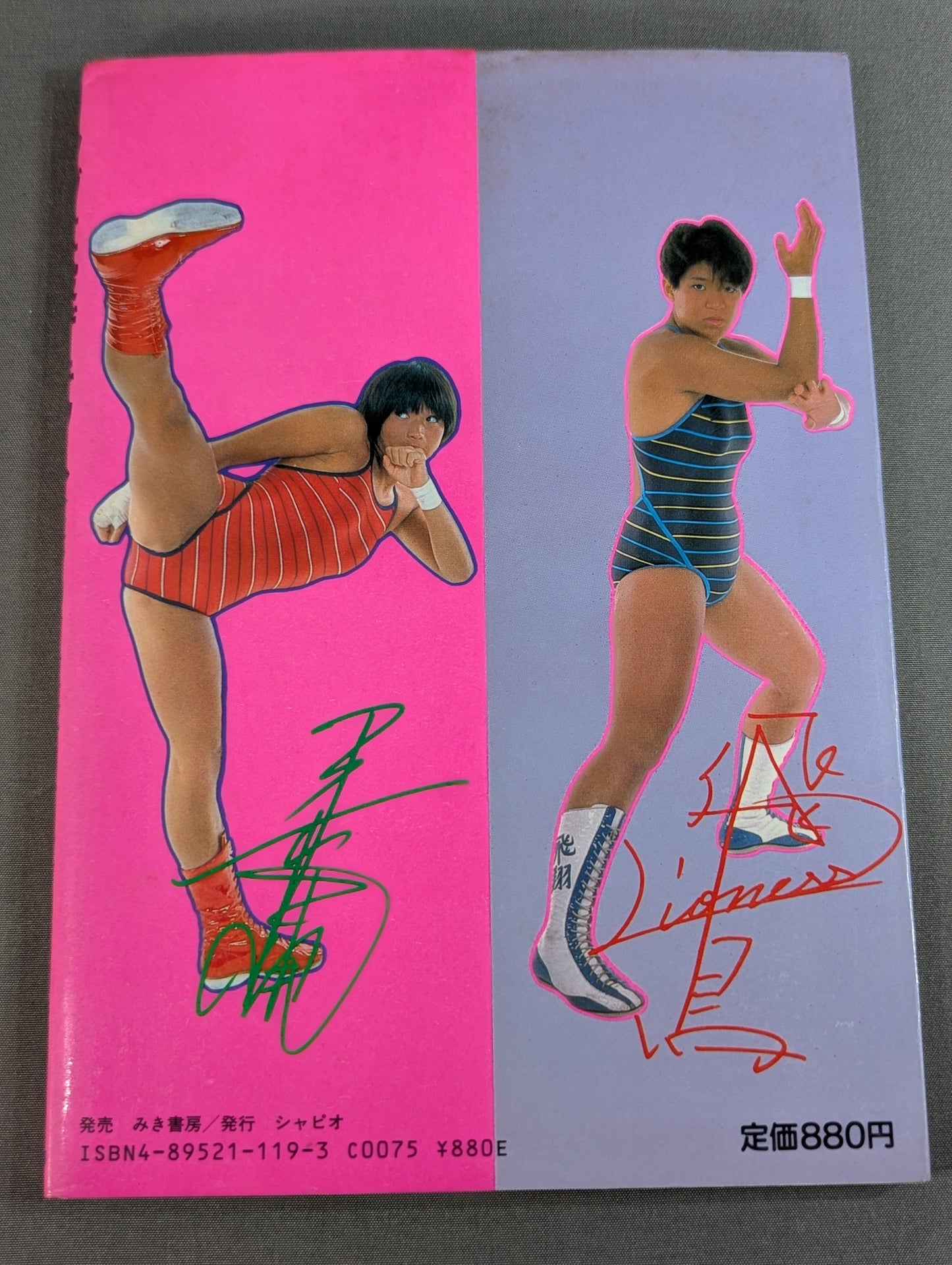 Throwing a kiss in the ring Women's Pro Wrestling 30th Anniversary Exciting Graffiti