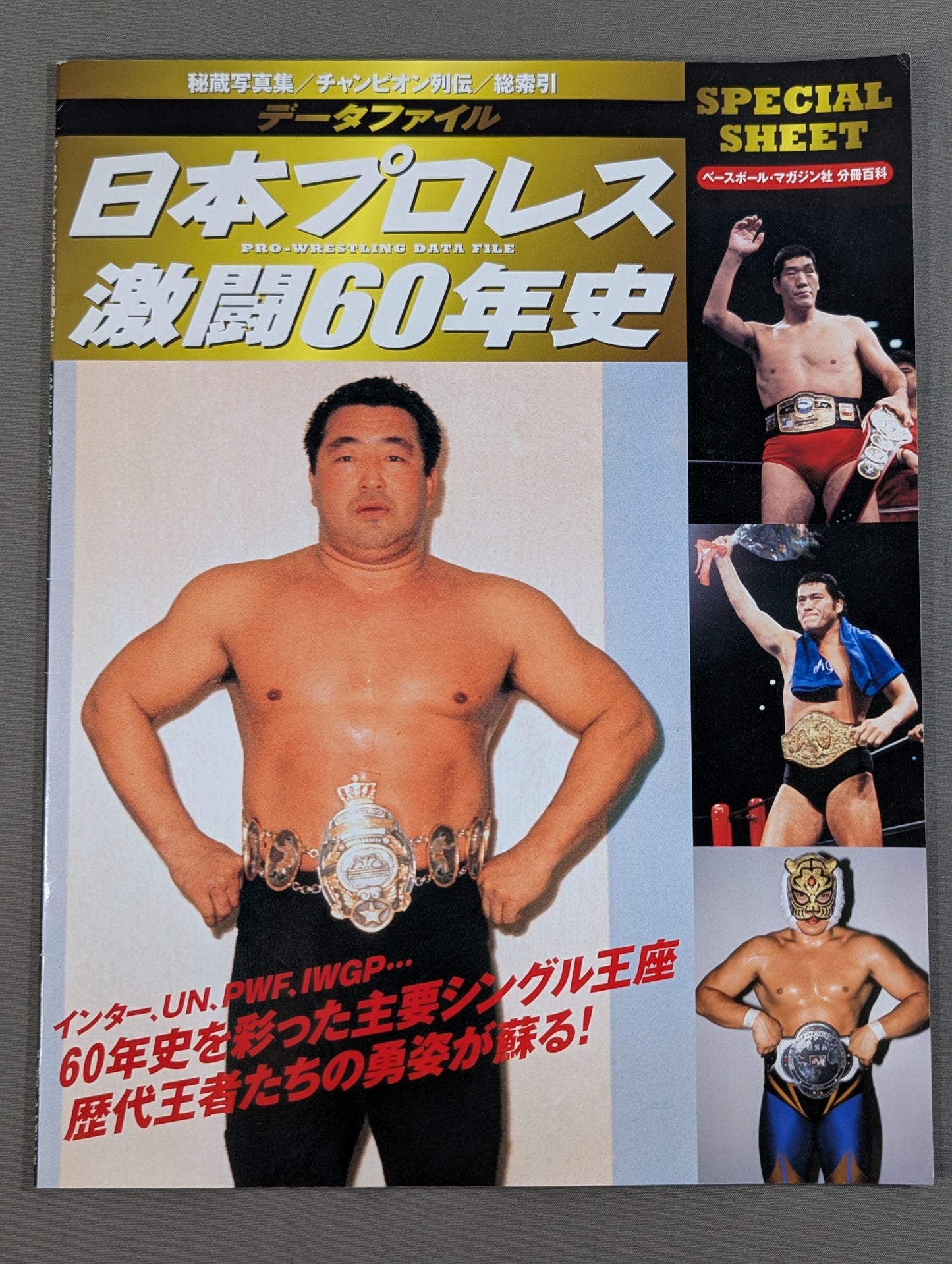 【非売品 第2期定期購読特典】日本プロレス激闘60年史スペシャルシート