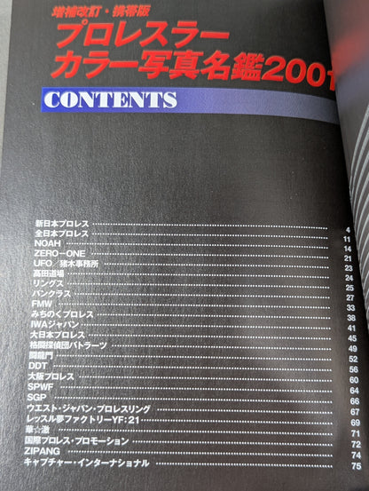 プロレスラーカラー写真名鑑2001 [増補改訂・携帯版]