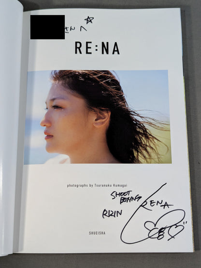 【hand signed autograph】 RENA Photobook RE:NA