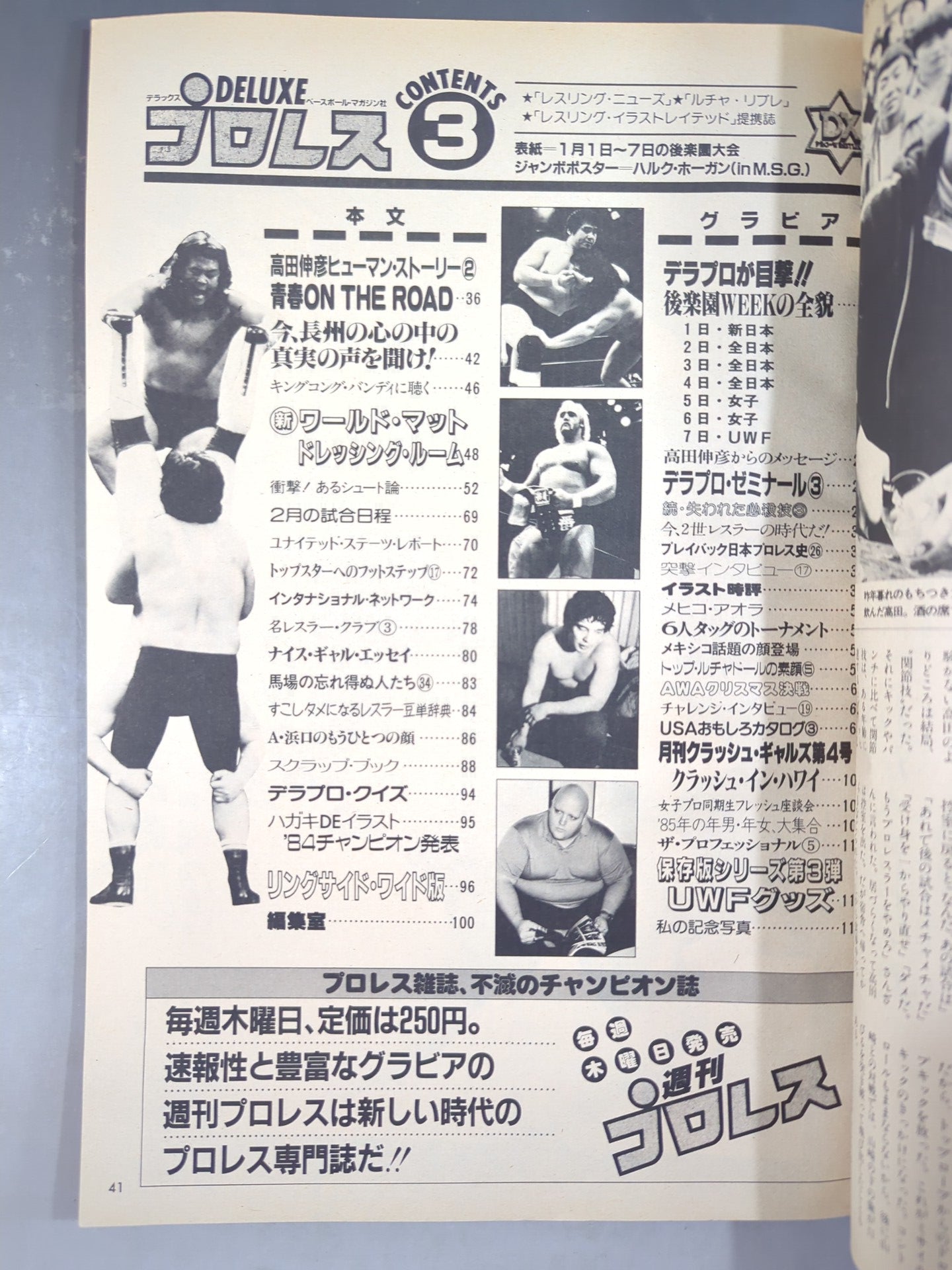 デラックスプロレス 1985年3月号