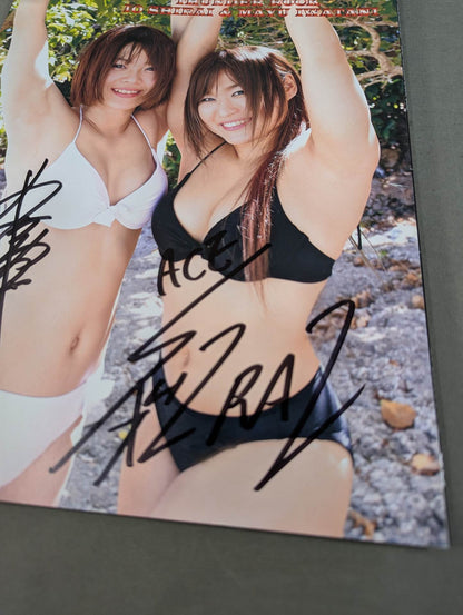 【紫雷イオ＆岩谷麻優 直筆サイン入り】FOTOLIBRE de Mascara Numero.58