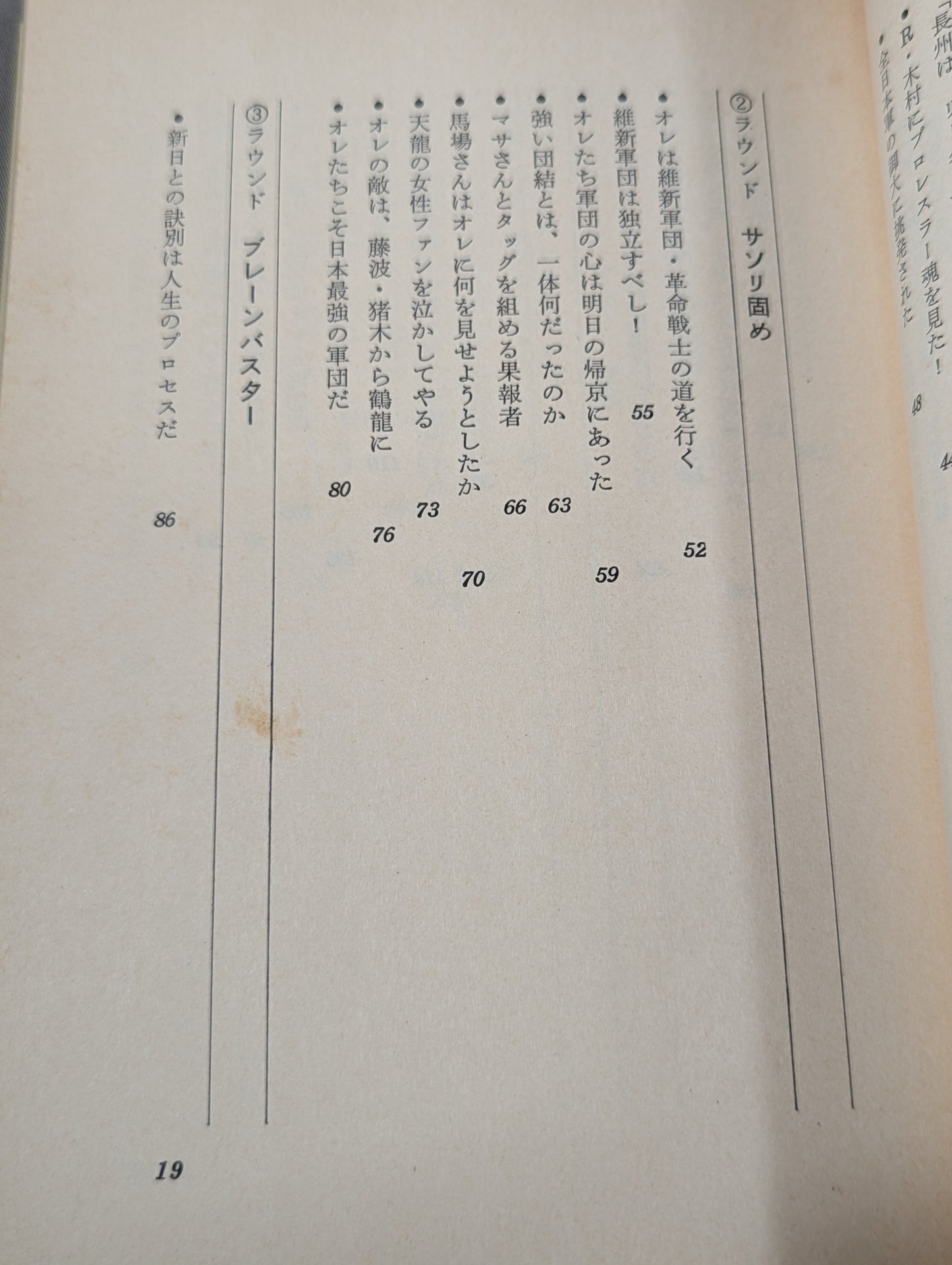 必殺ラリアット宣言 長州軍団の闘争
