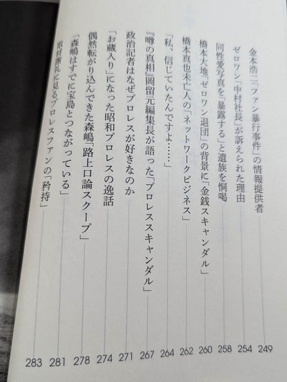プロレス界vs.別冊宝島 スキャンダル15年戦争の全内幕