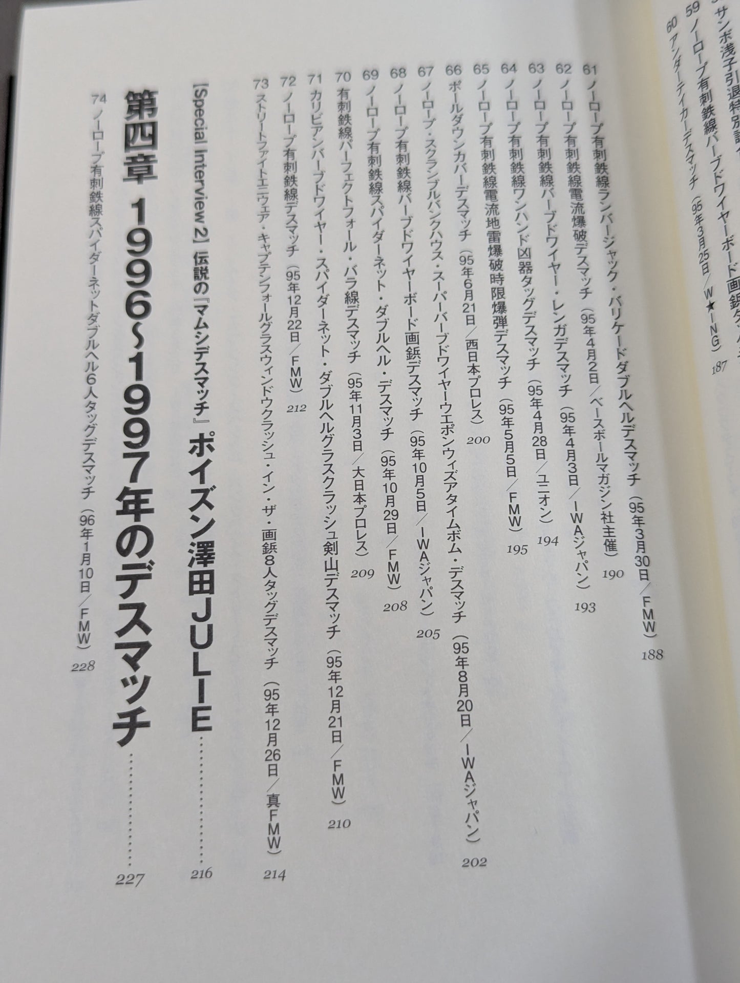 あの日あの時、デスマッチ！ 90年代インディー デスマッチ120選