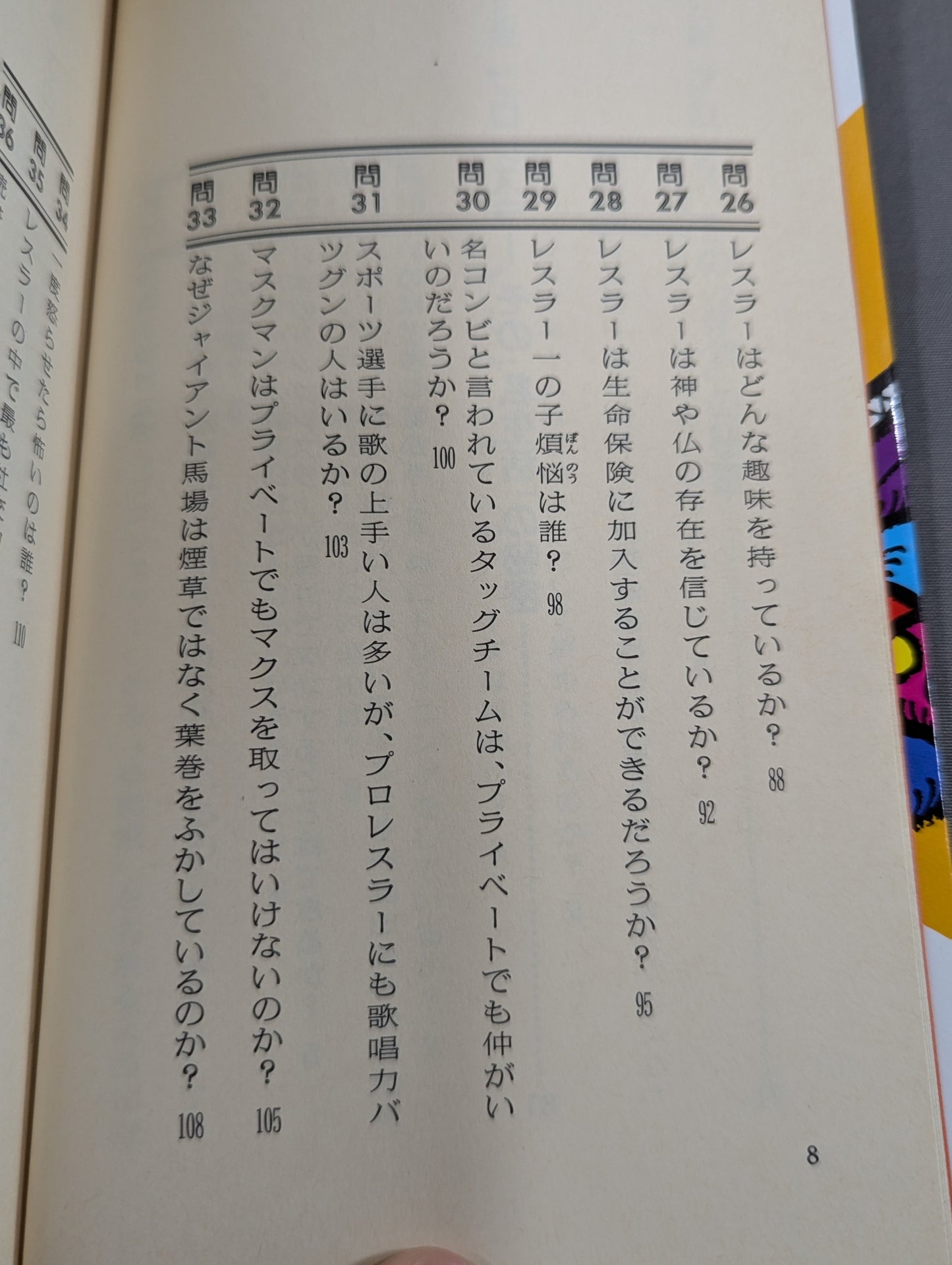 "Pro Wrestling" A secret that even you don't know