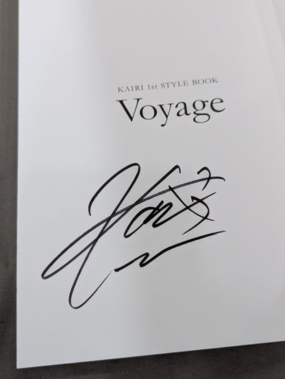 【hand signed autograph】 KAIRI 1st STYLE BOOK Voyage