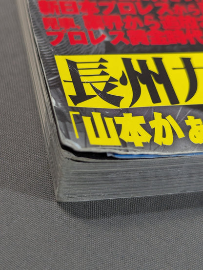 Former editor-in-chief of "Weekly Pro Wrestling " Tarzan Yamamoto! Printed Pro Wrestling Blood Wind Record!!