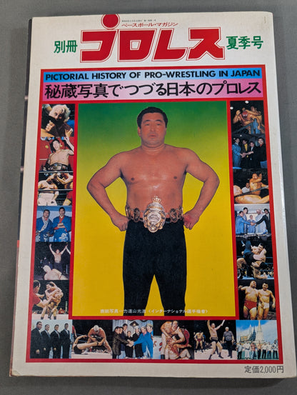 Separate volume Pro Wrestling  Summer Issue Treasured Photos of Japan Pro Wrestling 