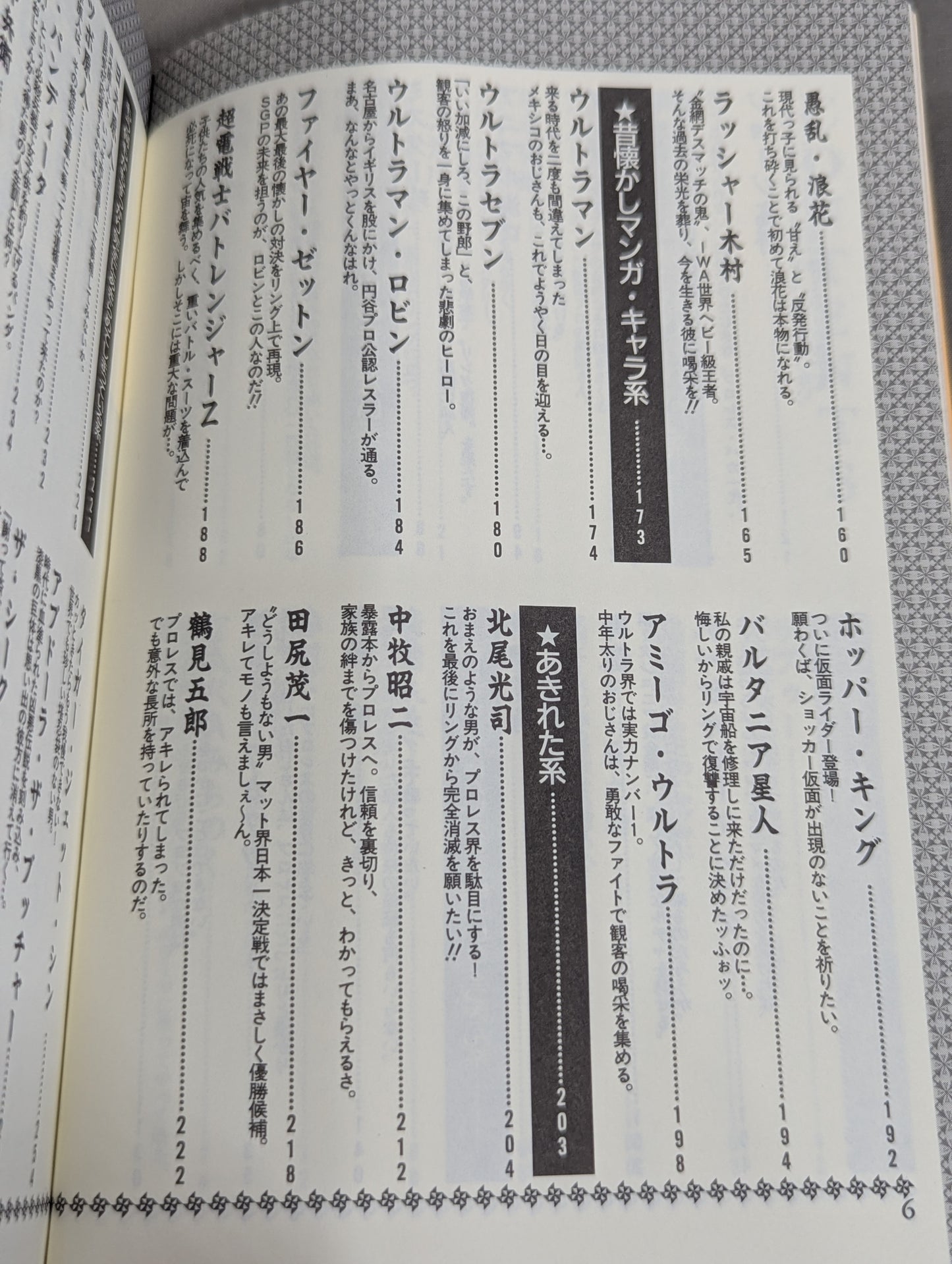 A complete collection of B-grade wrestlers like this