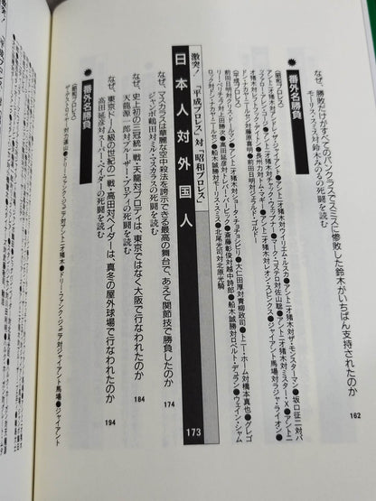 ポケットブック65 プロレス死闘名勝負226選の読み方