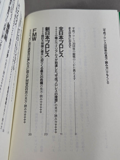 ポケットブック83 平成プロレス30団体の見方・読み方