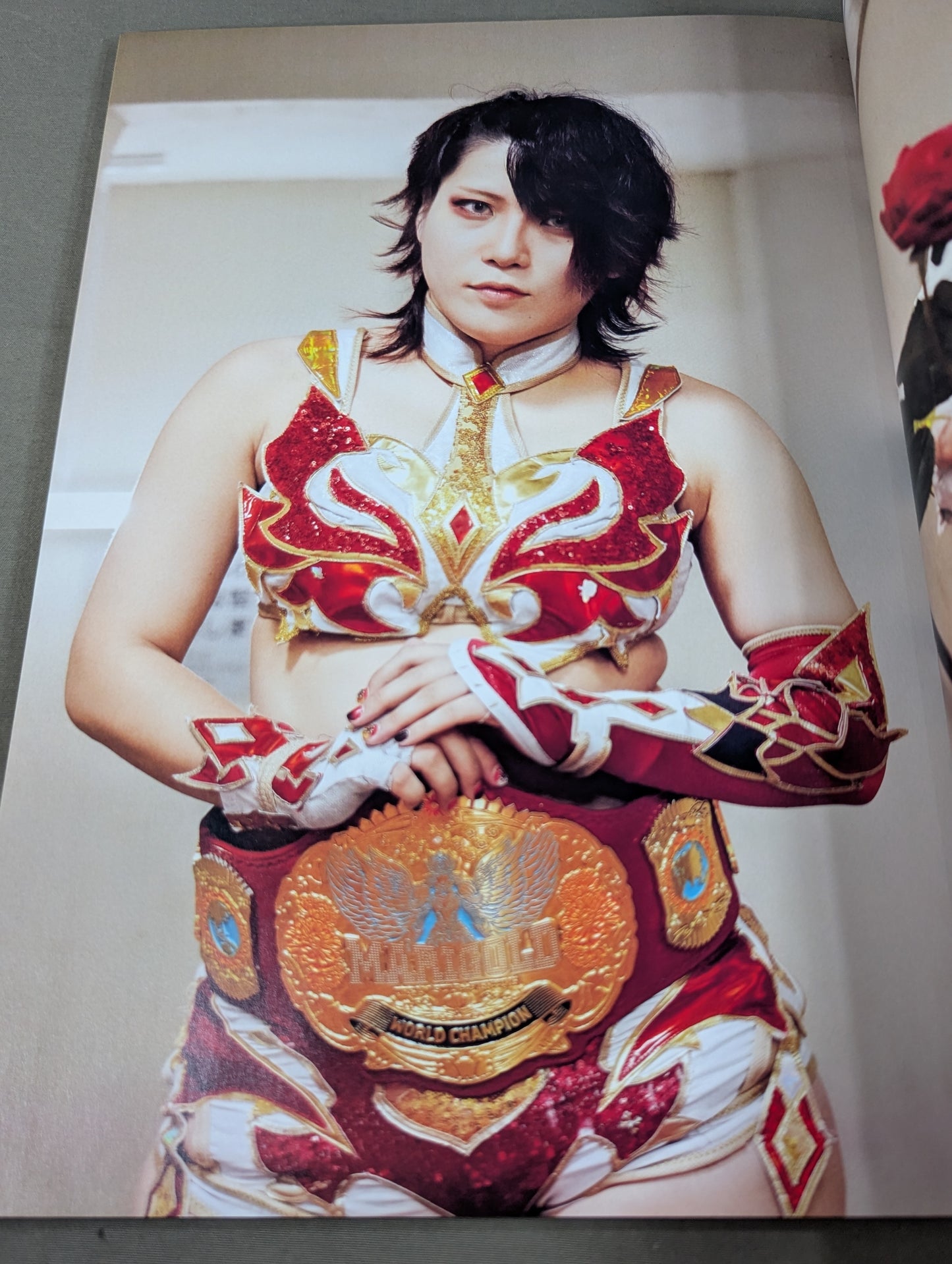 【Utami Hayashishita  hand signed autograph 】FOTOLIBRE de Mascara Numero.80