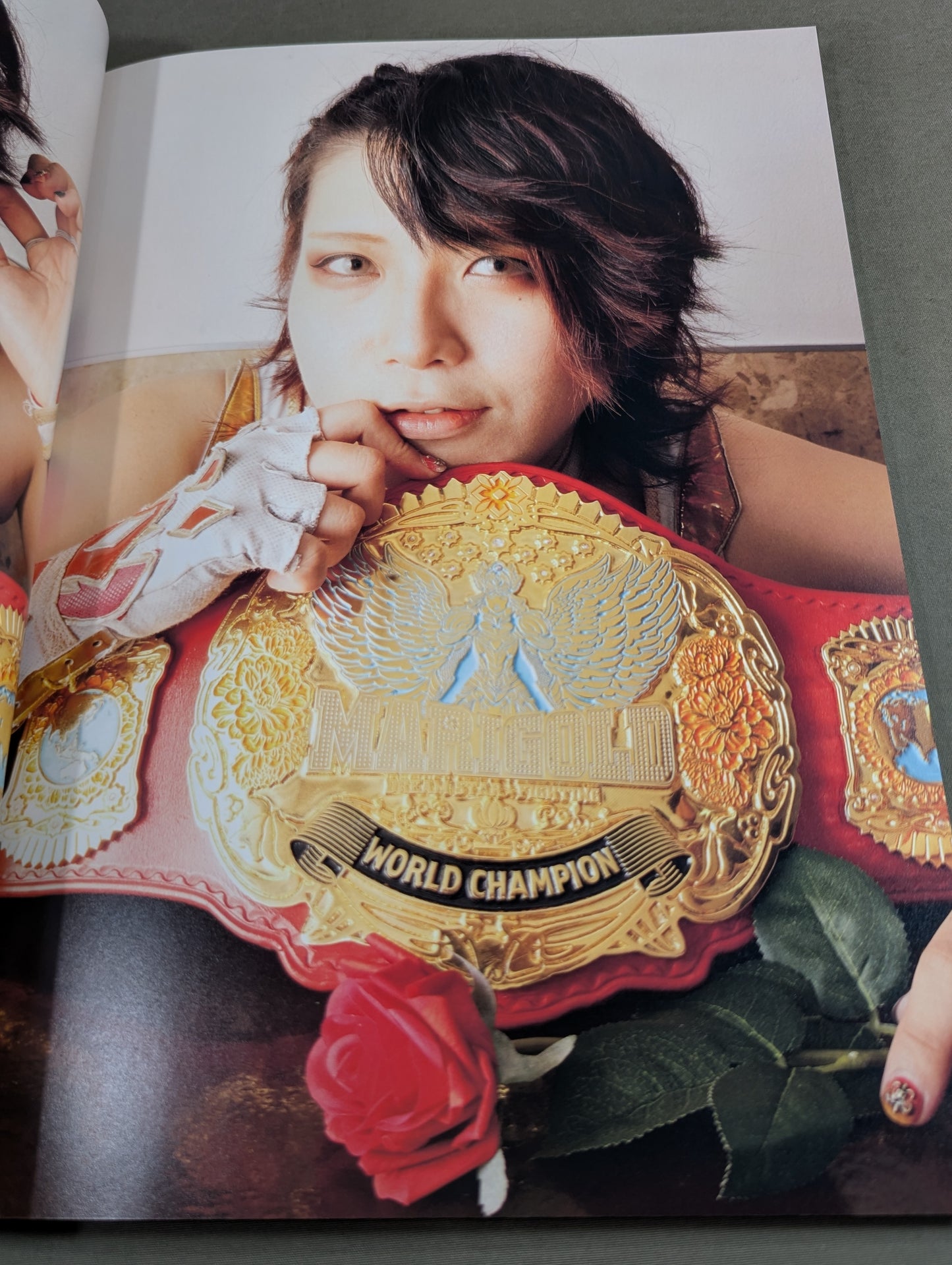 【Utami Hayashishita  hand signed autograph 】FOTOLIBRE de Mascara Numero.80