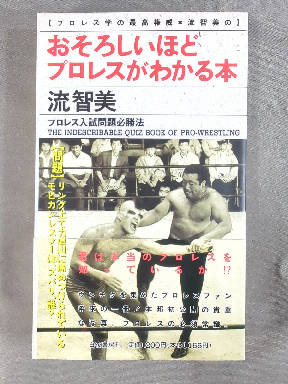 A book that tells you about Pro Wrestling so much that you can understand it frighteningly