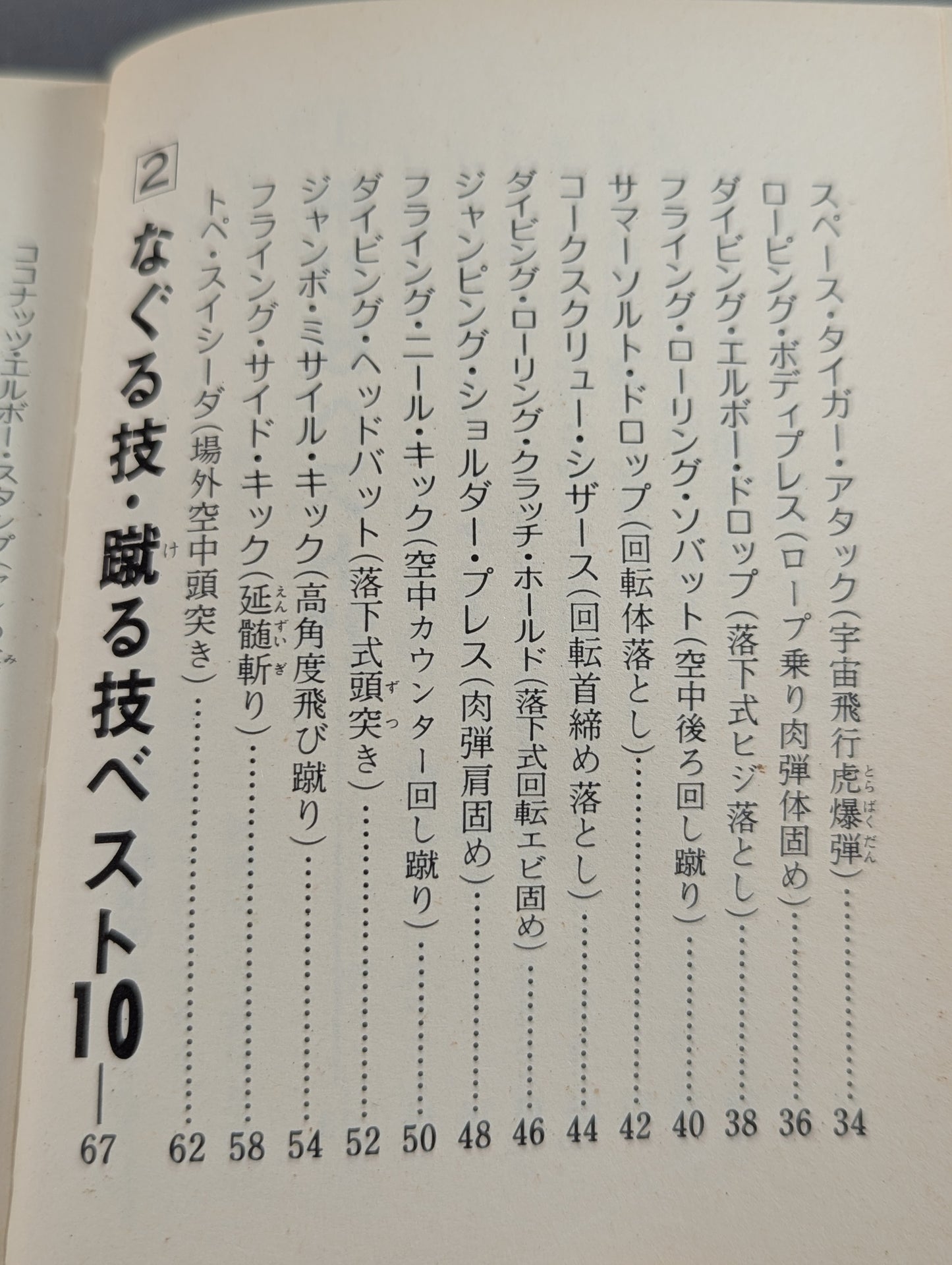 Bean Tanuki Book 174 Pro Wrestling  New Special Move BEST100
