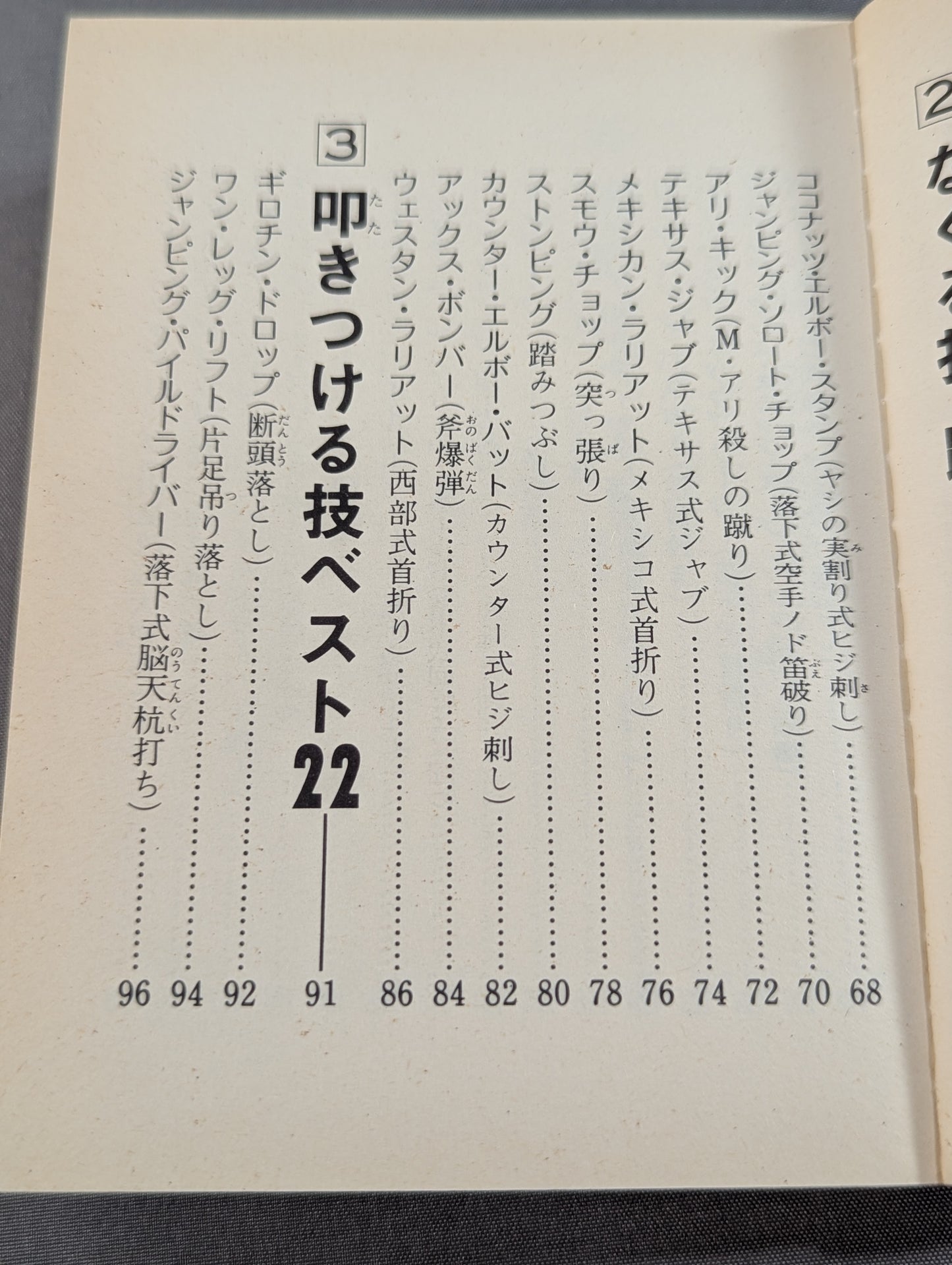 Bean Tanuki Book 174 Pro Wrestling  New Special Move BEST100