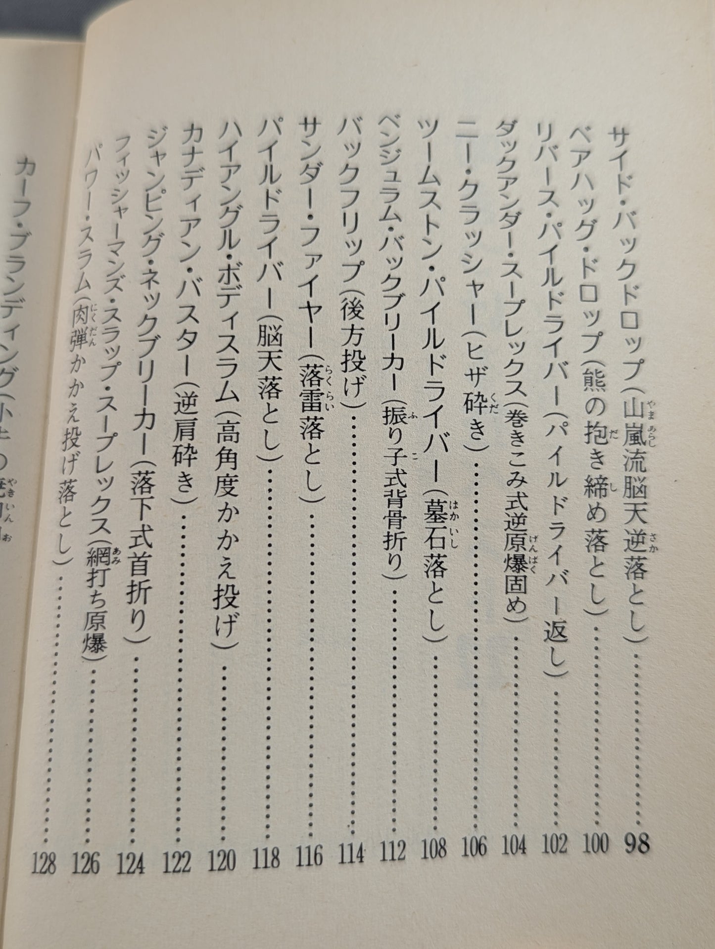 Bean Tanuki Book 174 Pro Wrestling  New Special Move BEST100