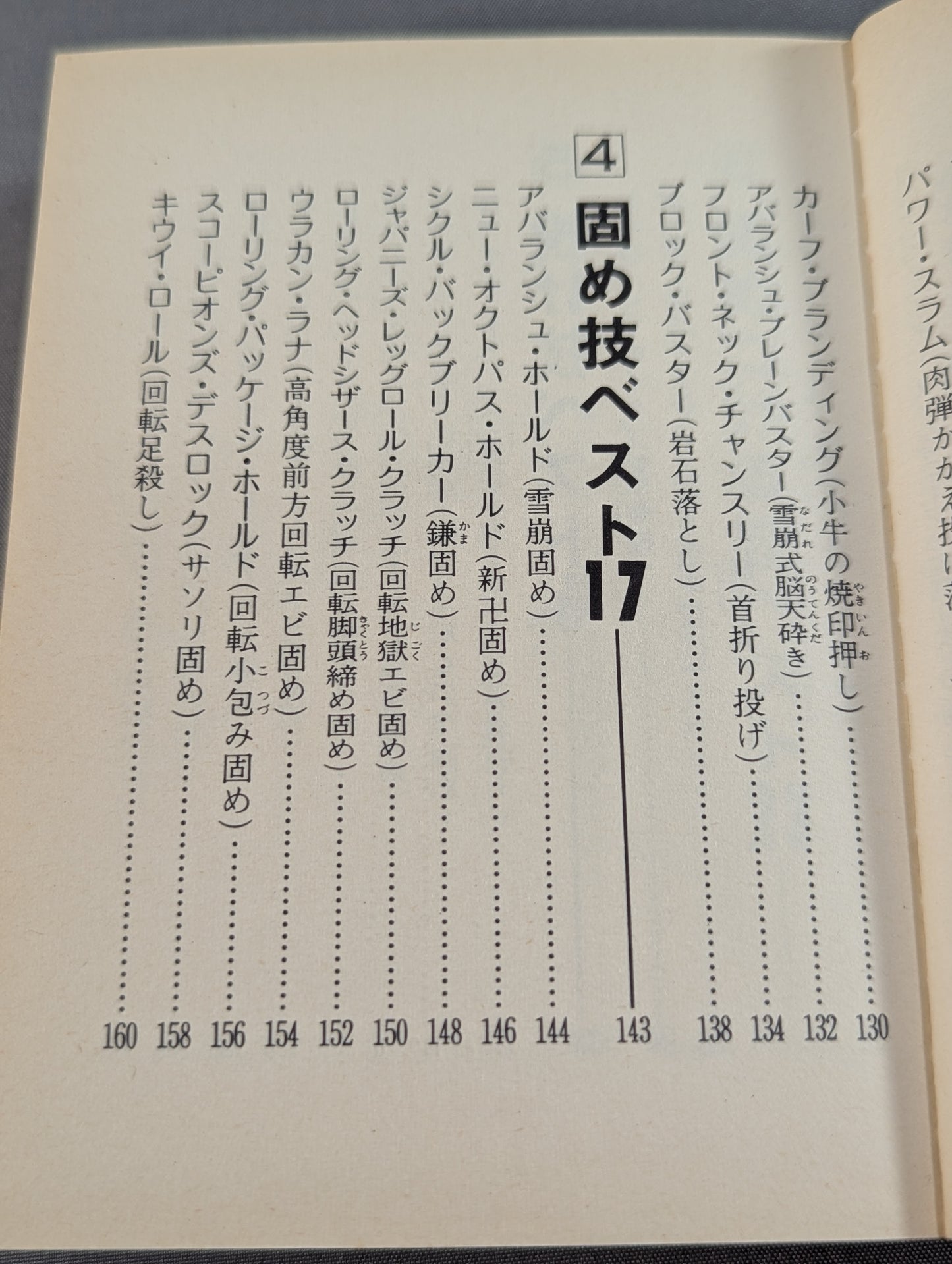 Bean Tanuki Book 174 Pro Wrestling  New Special Move BEST100