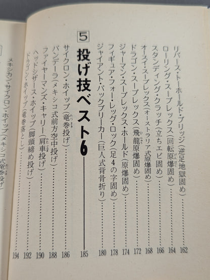 Bean Tanuki Book 174 Pro Wrestling  New Special Move BEST100