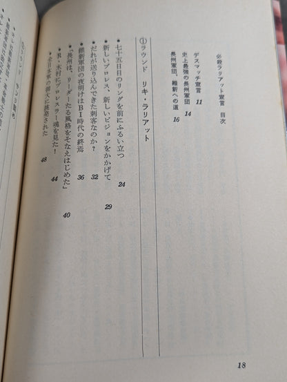 必殺ラリアット宣言 長州軍団の闘争