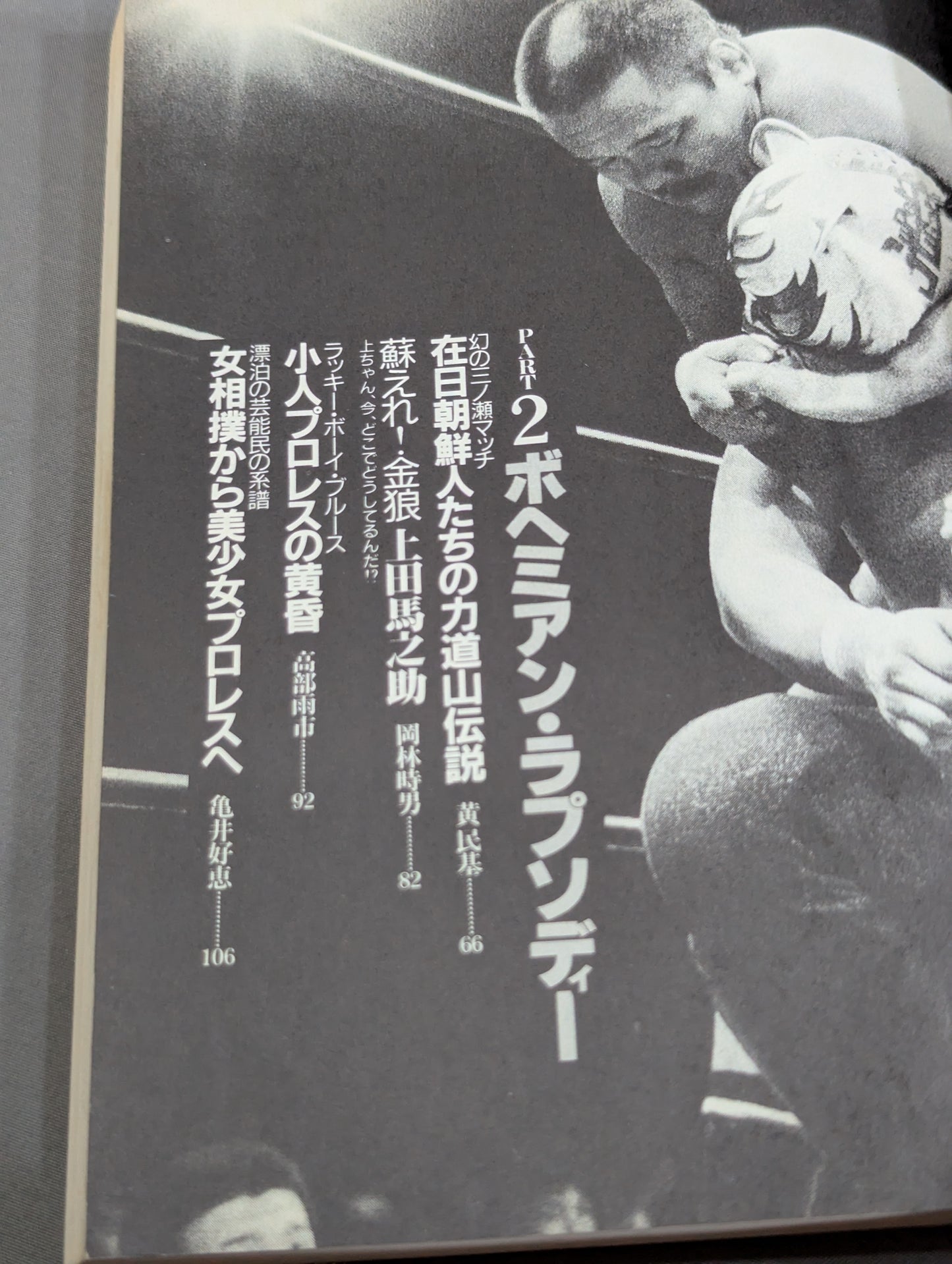 Bessatsu Takarajima 120 A ballad dedicated to Pro Wrestling  The story of God's chosen and unreliant people!