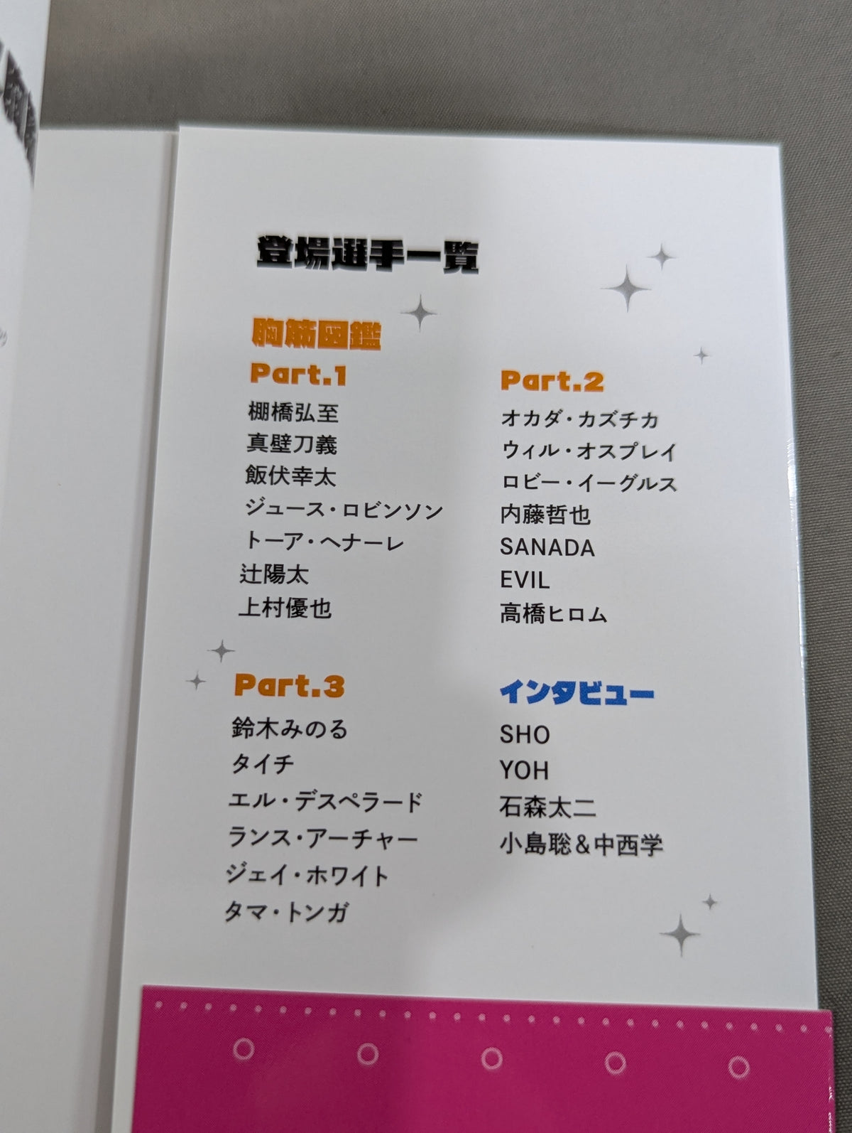 New Japan Pro Wrestling  Pectoral Encyclopedia