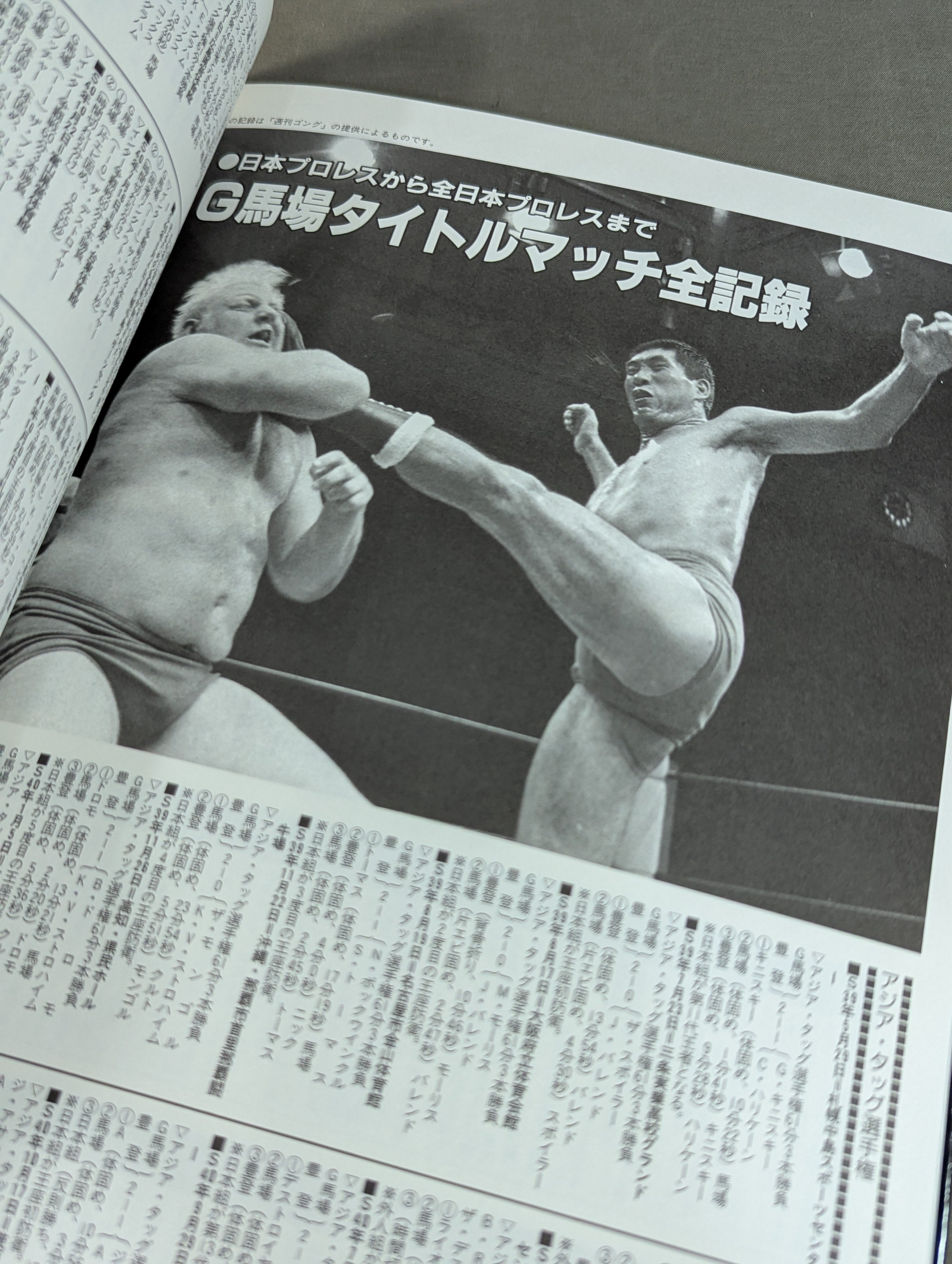 ジャイアント馬場 引退記念 ありがとう王道16文!! – 闘道館