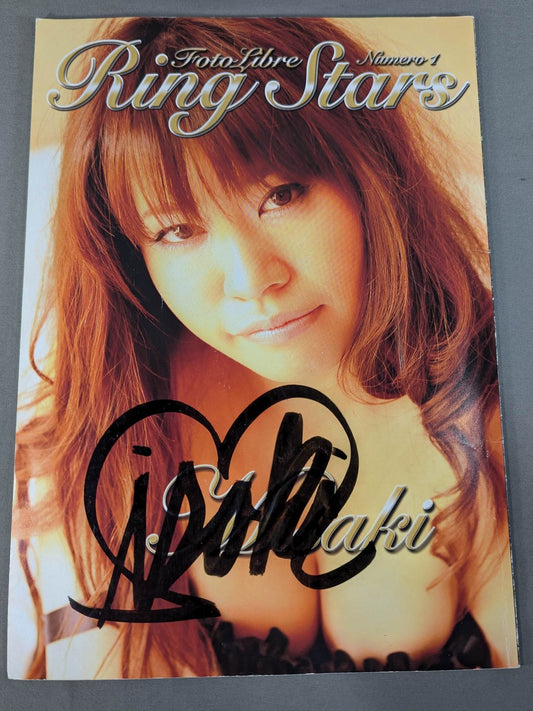 【Misaki Ohata hand signed autograph 】FOTOLIBRE Ring Stars Numero.1