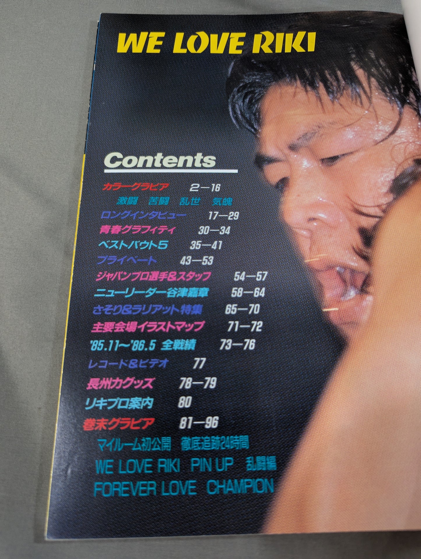 WE LOVE RIKI 長州力 フォトメモリアル