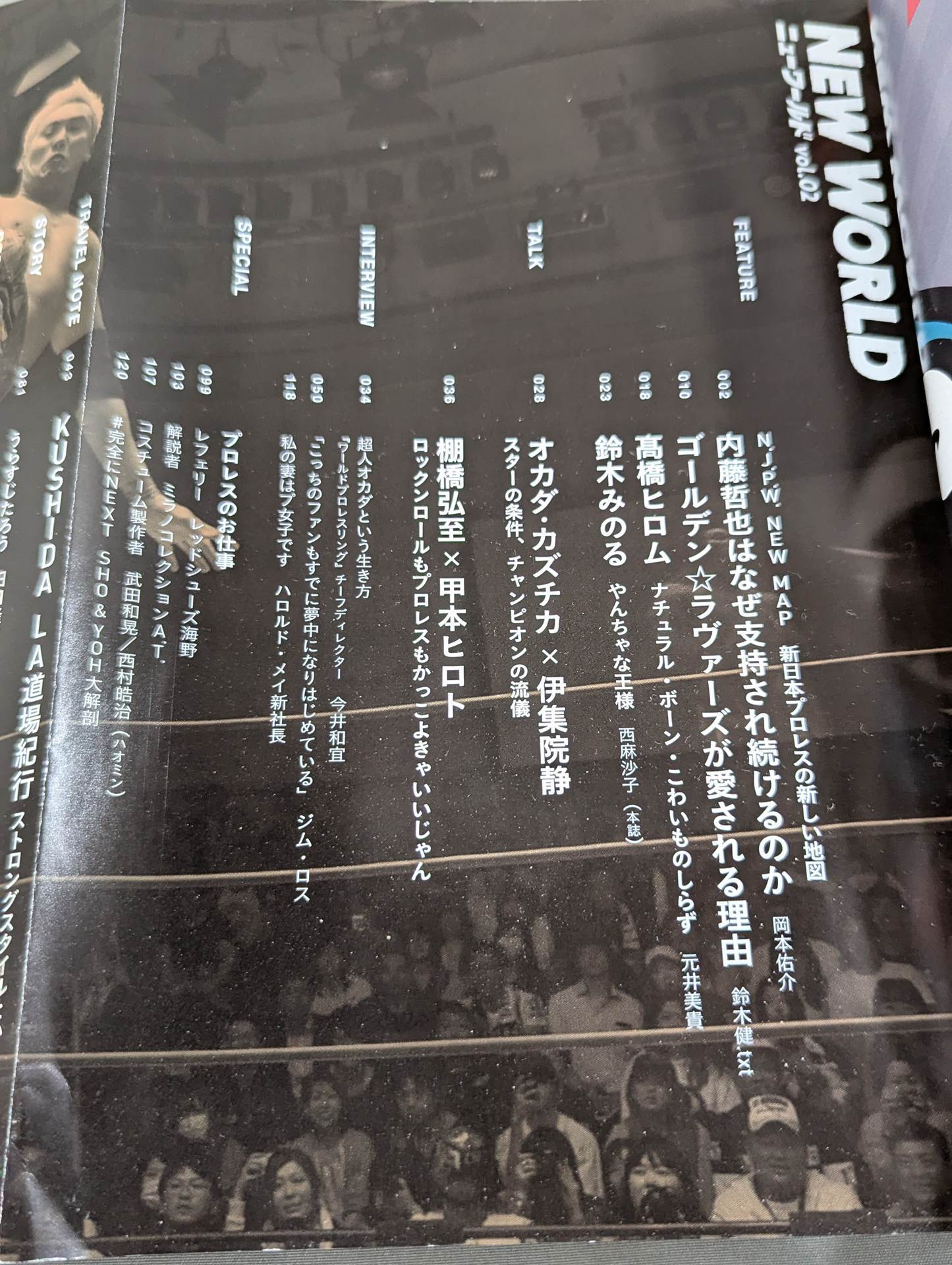 "New Japan Pro Wrestling  World" Official Book NEW WORLD vol.2