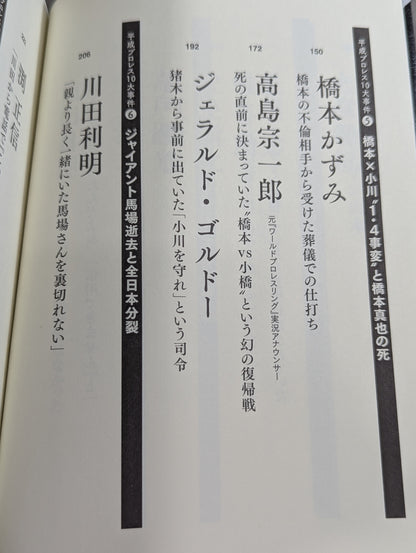 告白 平成プロレス10大事件 最後の真実