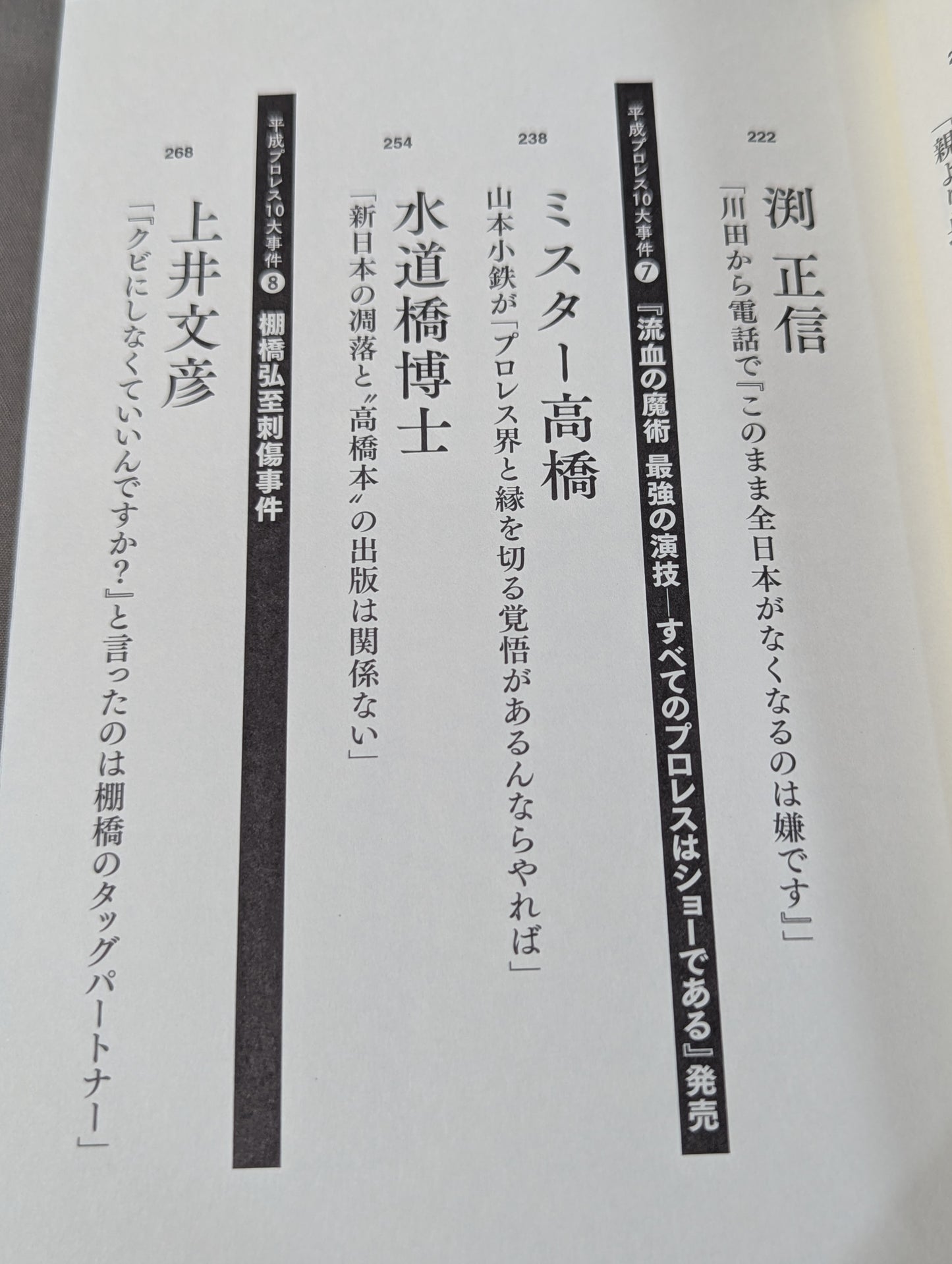 告白 平成プロレス10大事件 最後の真実