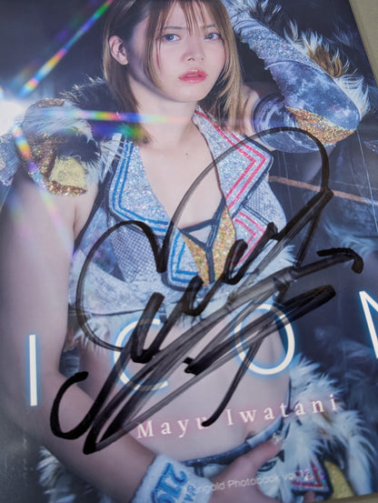 【hand signed autograph】 Mayu Iwatani  photo  Episode ICON