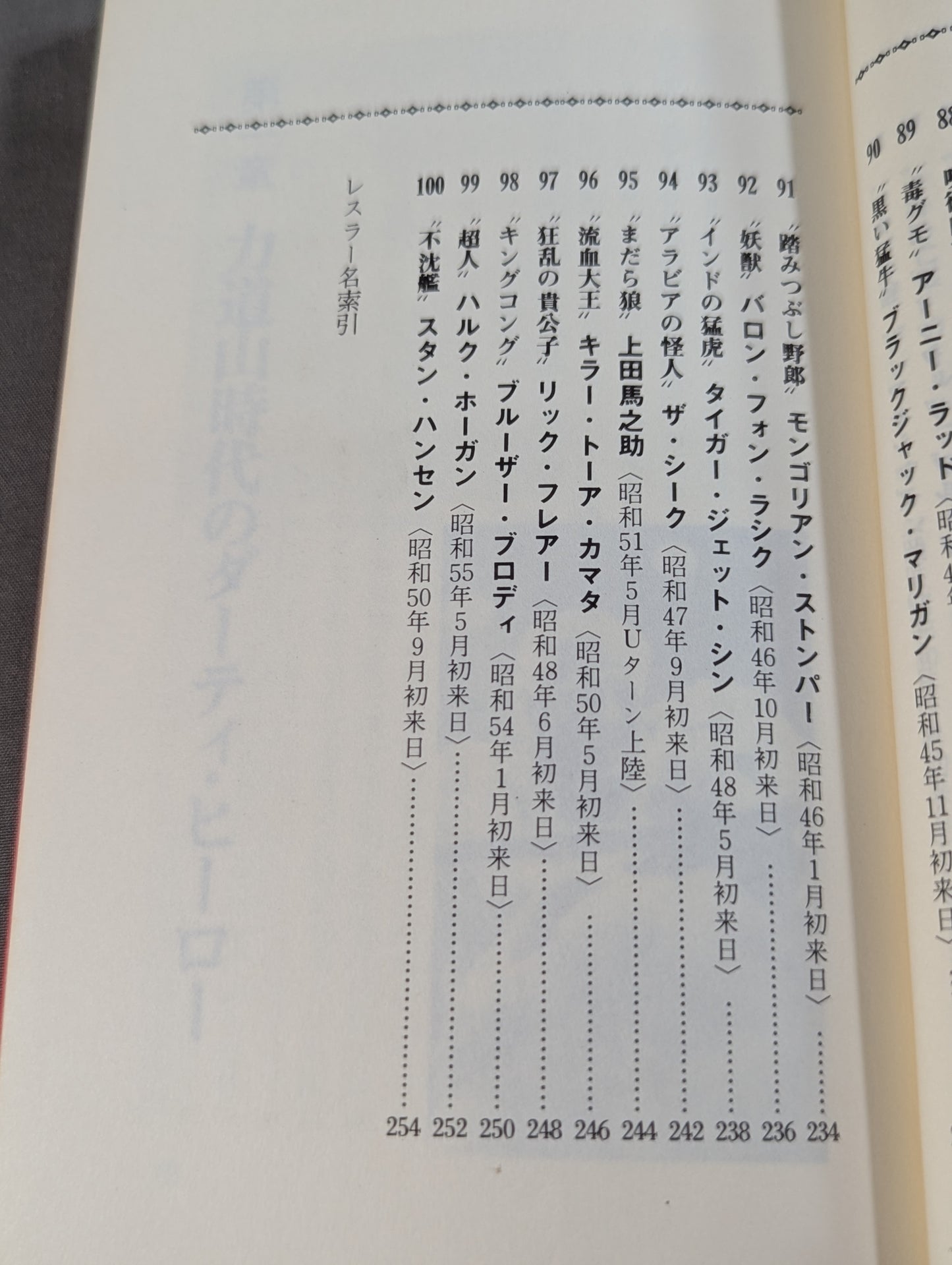 プロレス悪党列伝 強くて悪くて凄いヤツ