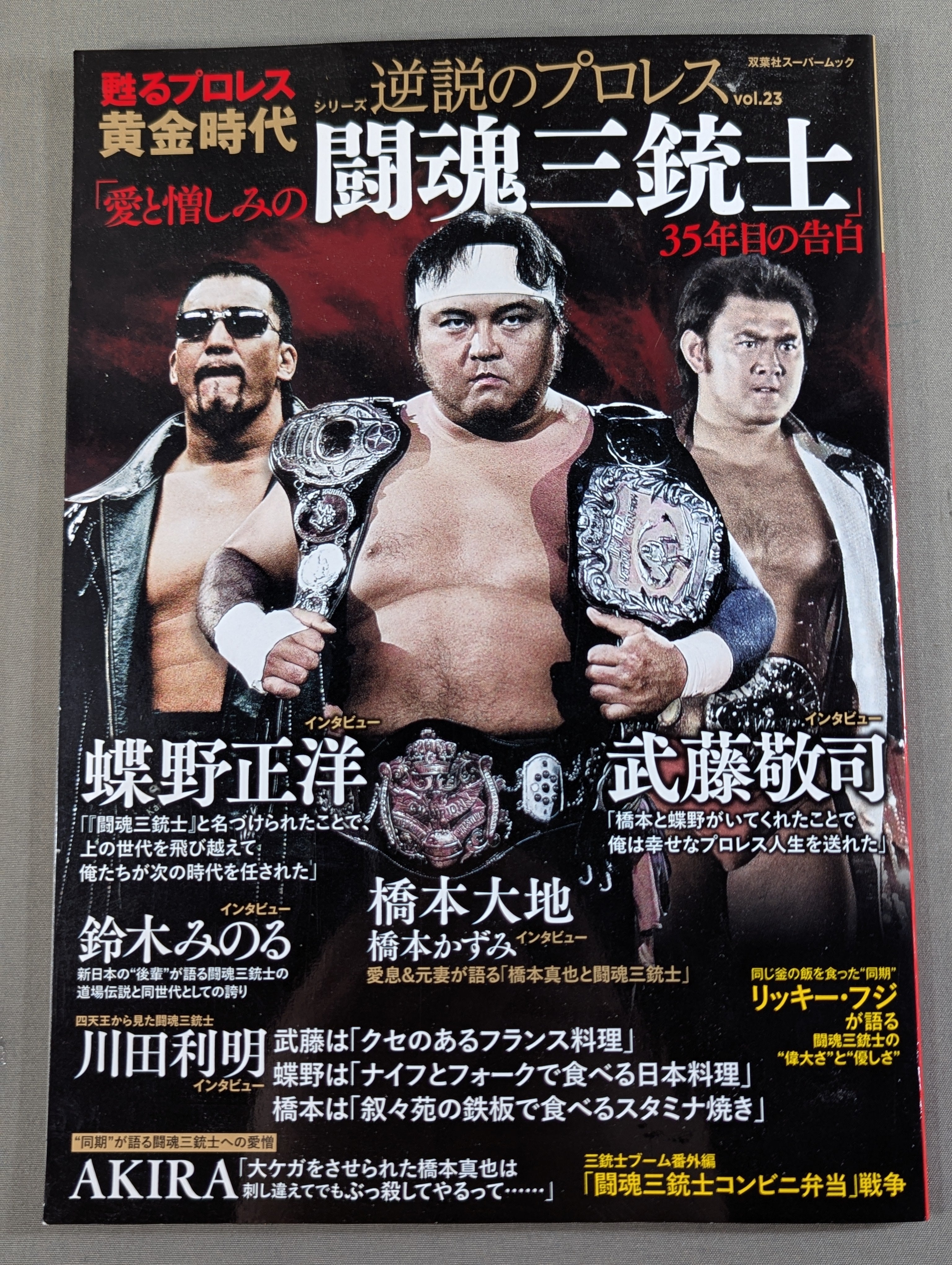 シリーズ 逆説のプロレス Vol.23 甦る黄金時代「愛と憎しみの闘魂三銃