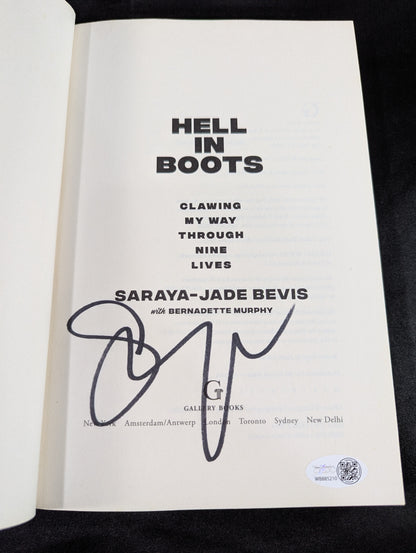 [Saraya (Paige) hand signed autograph ] Hell in Boots: Clawing My Way Through Nine Lives