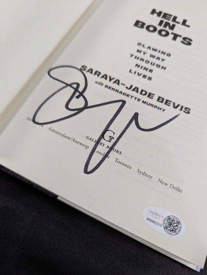 [Saraya (Paige) hand signed autograph ] Hell in Boots: Clawing My Way Through Nine Lives