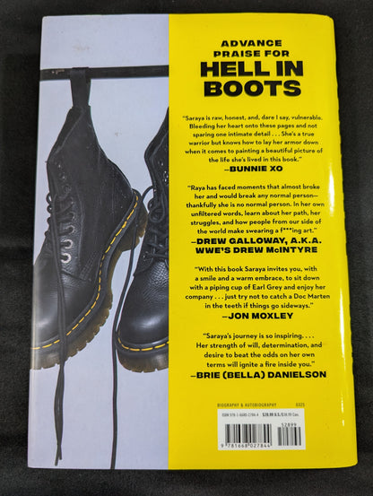 [Saraya (Paige) hand signed autograph ] Hell in Boots: Clawing My Way Through Nine Lives