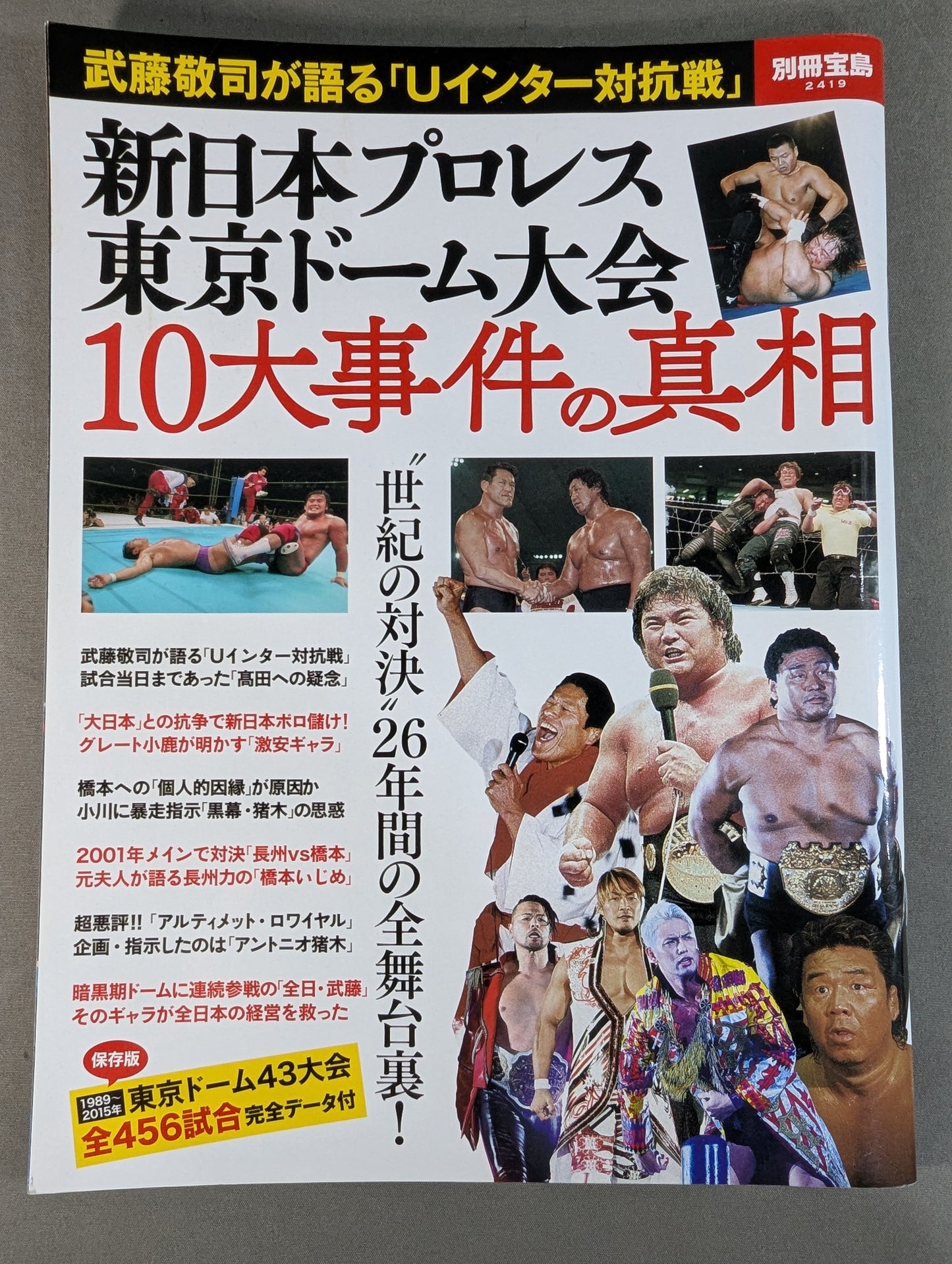 別冊宝島2419 新日本プロレス 東京ドーム大会 10大事件の真相