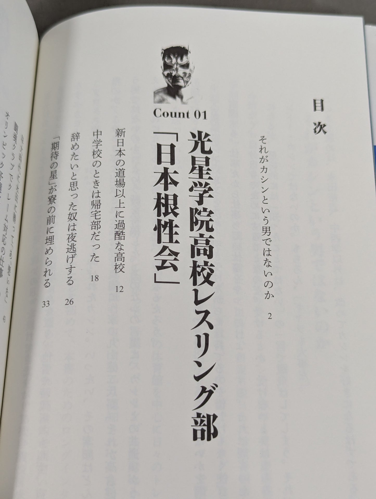 I was a pro wrestler  in Futu until I became a part-time university lecturer at KO