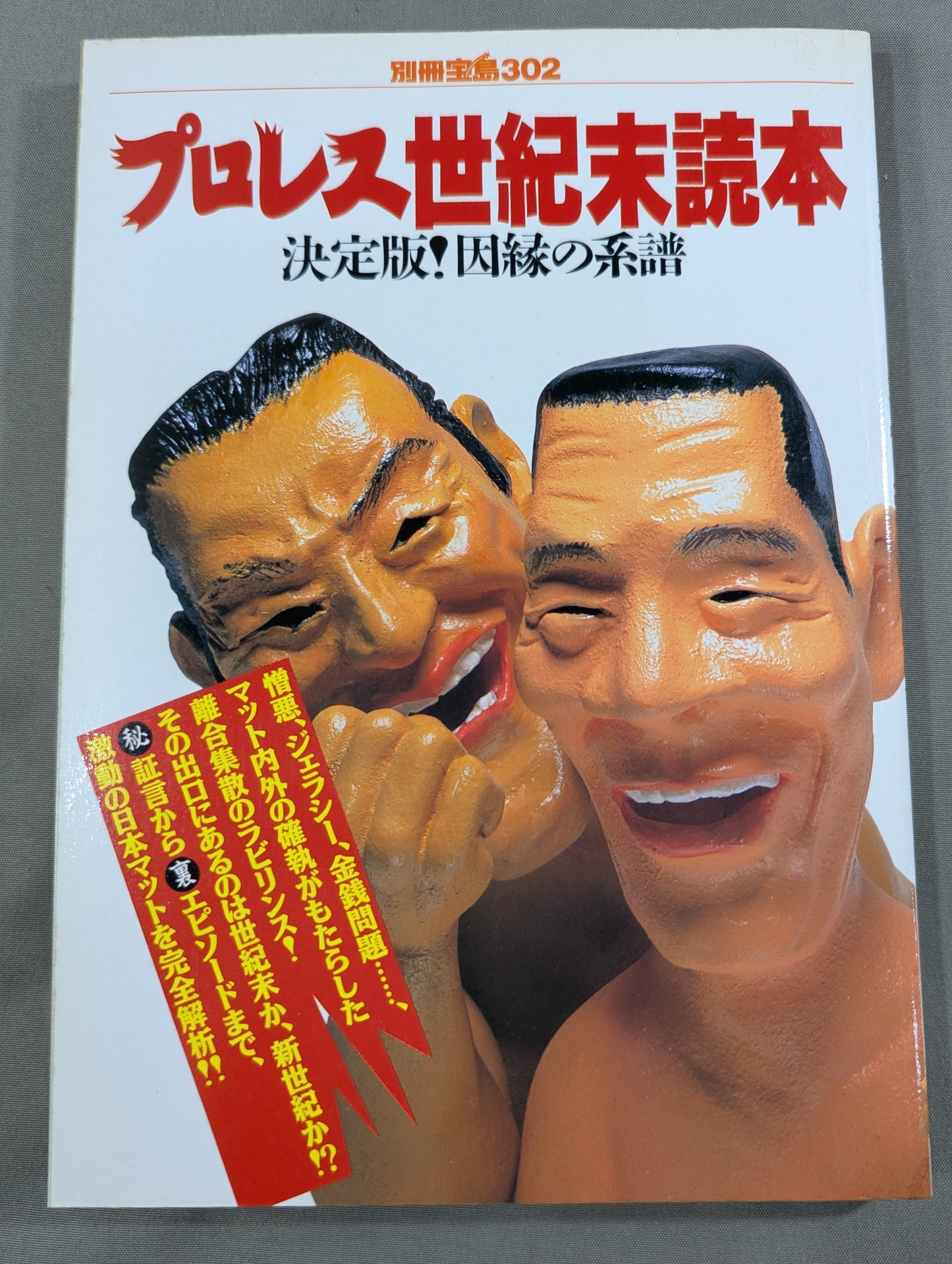 Bessatsu Takarajima 302 Pro Wrestling  End of the Century Reader Definitive Edition!