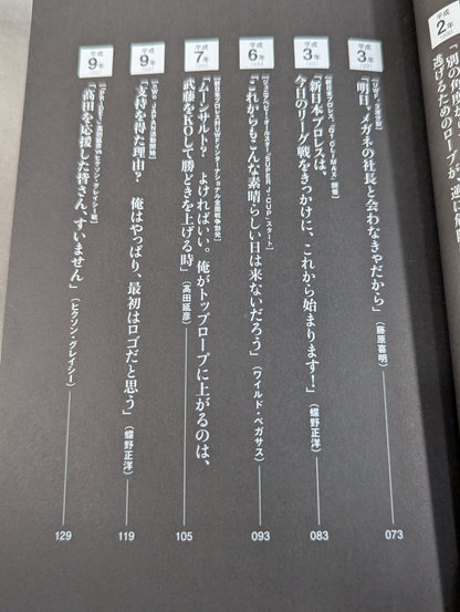 Heisei Pro Wrestling 30 Case Files Unknown, the words that marked the history of the 30s and the truth