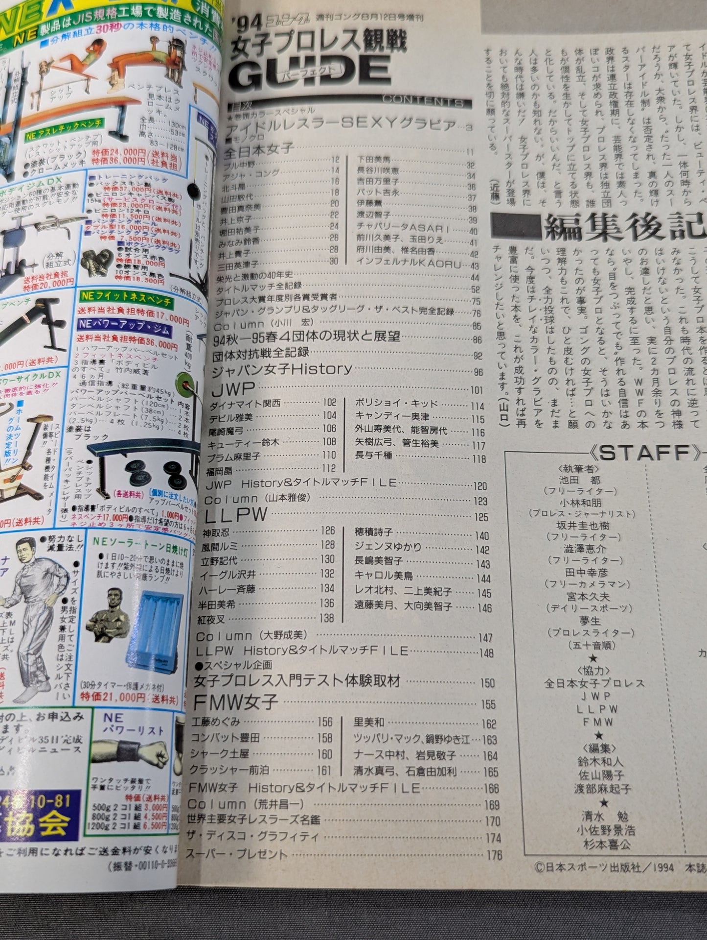 94 Gong Women's Pro Wrestling Perfect Guide