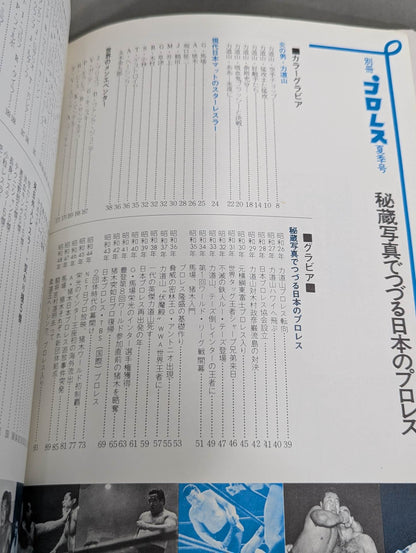 別冊プロレス 夏季号  秘蔵写真でつづる日本のプロレス