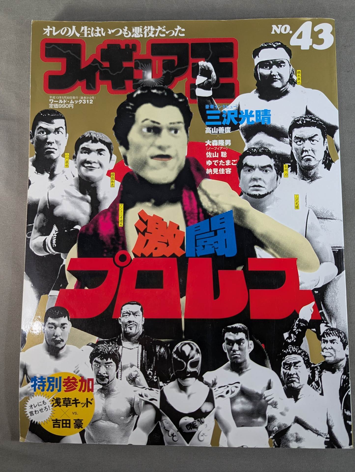 フィギュア王 No.43 特集激闘プロレスフィギュア