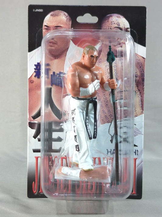 Jinsei Shinzaki  (with worship and tin cane arm)